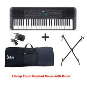 Yamaha PSR E273 Arranger Keyboard Combo Package with Bag, Stand, and Adaptor